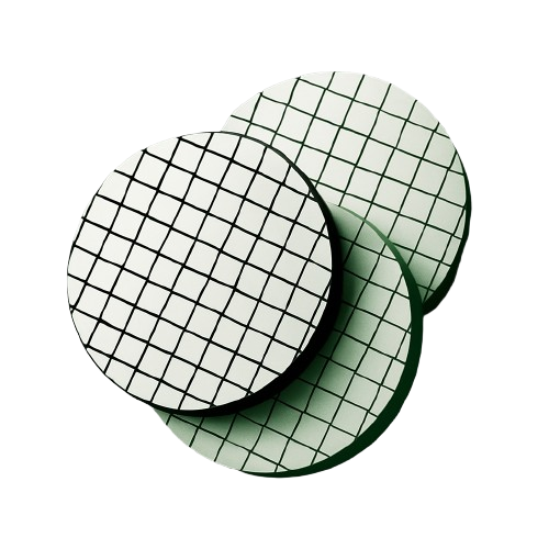  Black Membrane White Grid- Continuous Sterile Pack-47mm